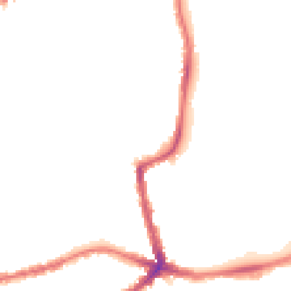 Night-time road noise heatmap for E17 4NU