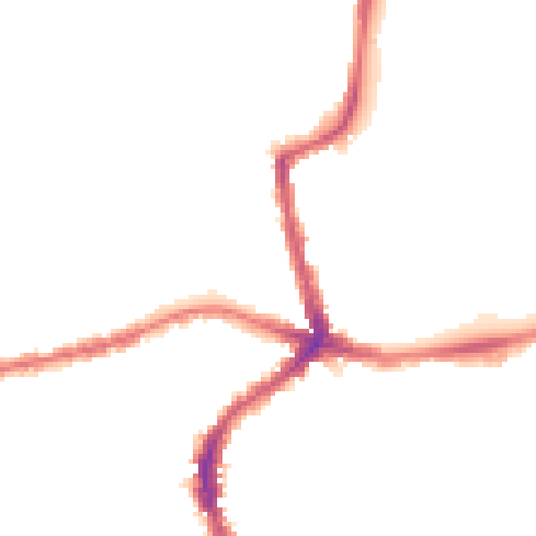 Night-time road noise heatmap for E17 4PR