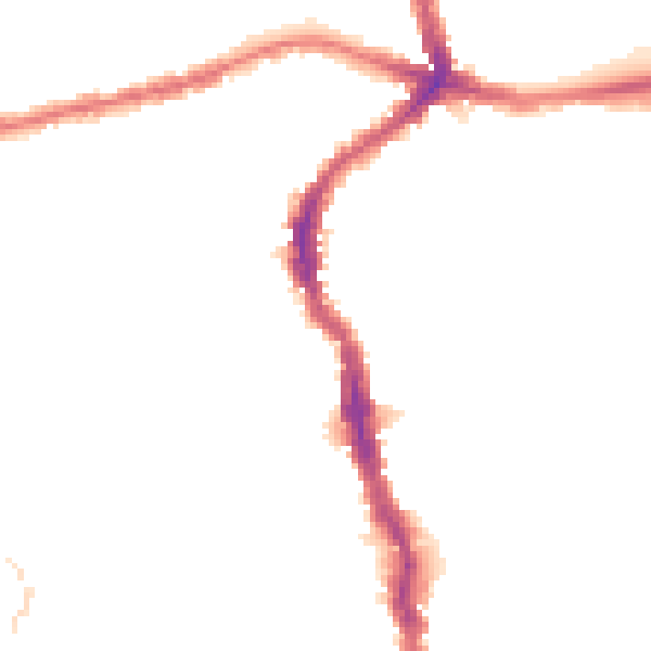 Night-time road noise heatmap for E17 4QH