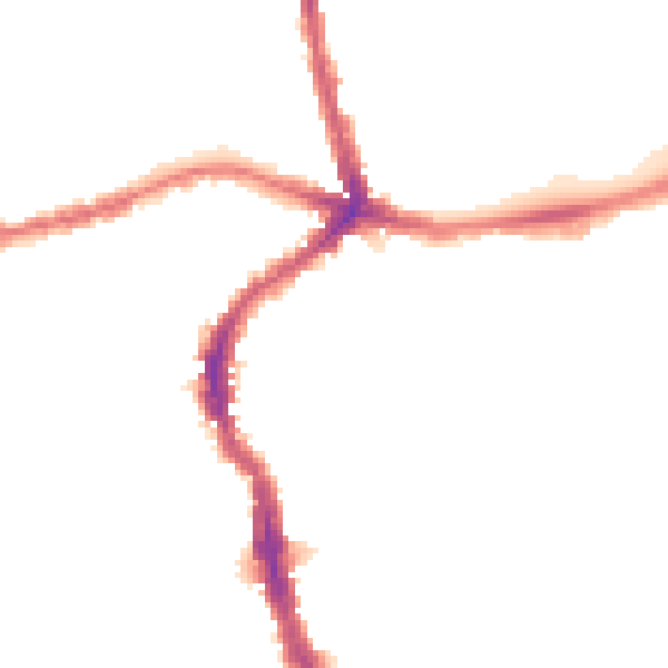 Night-time road noise heatmap for E17 4SN