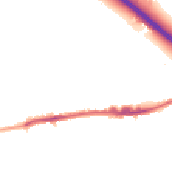 Night-time road noise heatmap for E17 5EA