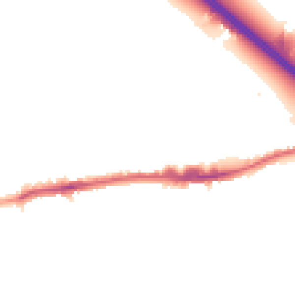 Night-time road noise heatmap for E17 5ED