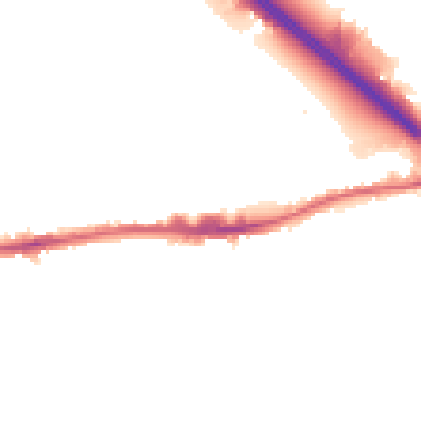 Night-time road noise heatmap for E17 5FQ