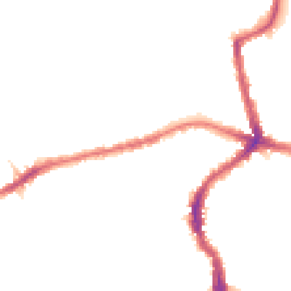 Night-time road noise heatmap for E17 5JF