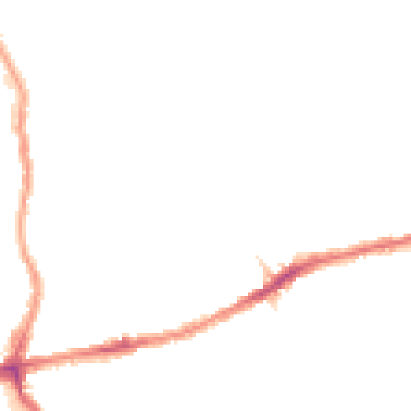 Night-time road noise heatmap for E17 6AY