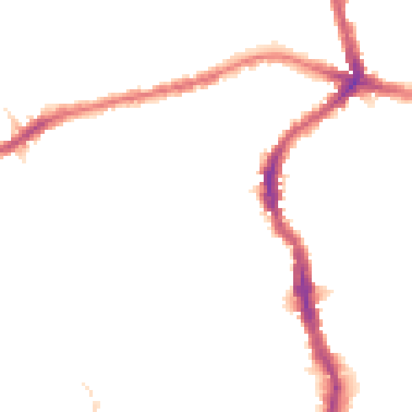 Night-time road noise heatmap for E17 6QZ