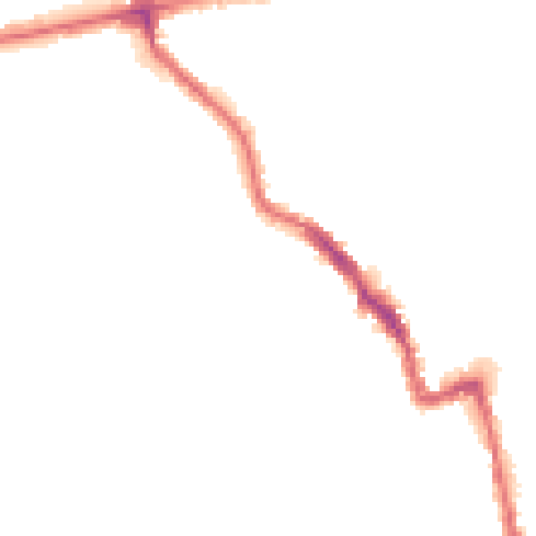 Night-time road noise heatmap for E17 7AP