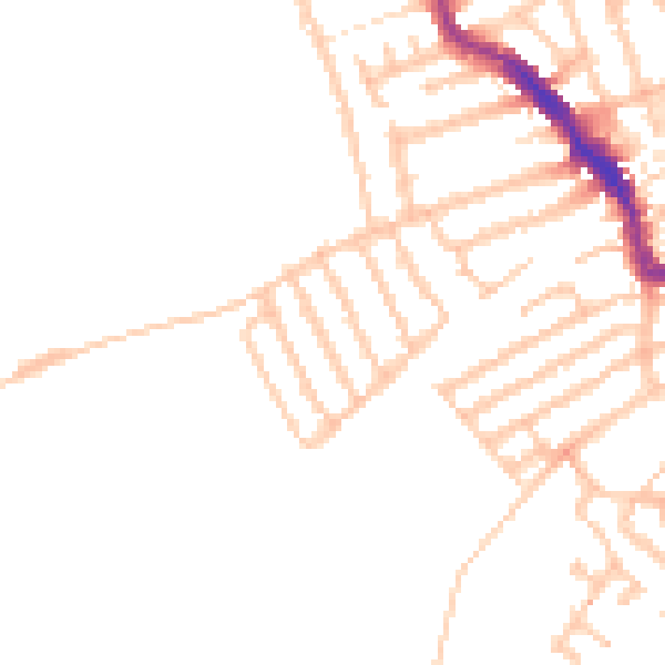Daytime road noise heatmap for E17 7HP