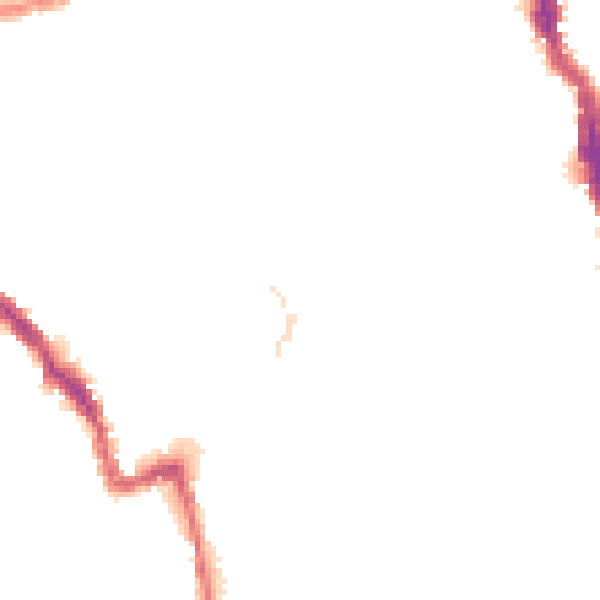Night-time road noise heatmap for E17 7JY