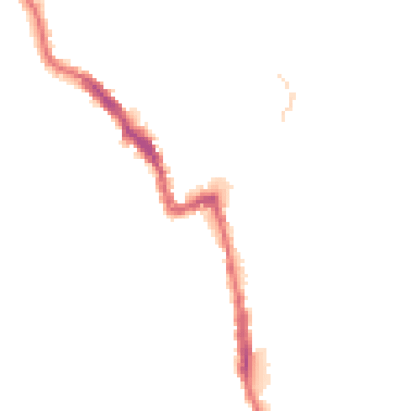 Night-time road noise heatmap for E17 8FF