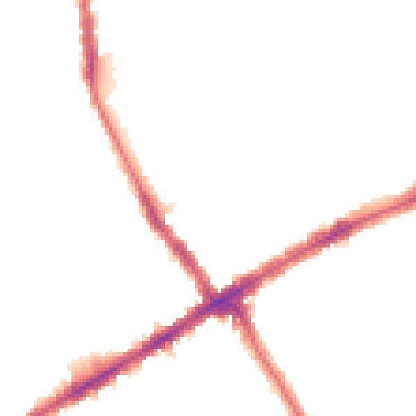 Night-time road noise heatmap for E17 8JL