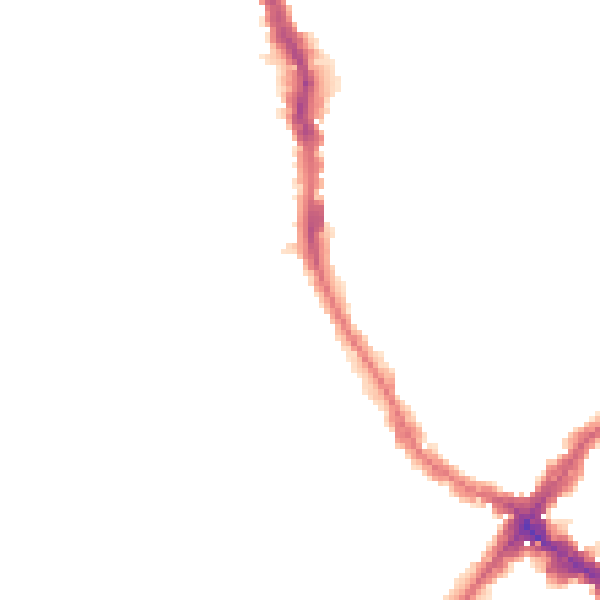 Night-time road noise heatmap for E17 9AF