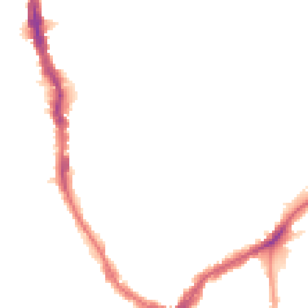 Night-time road noise heatmap for E17 9GU