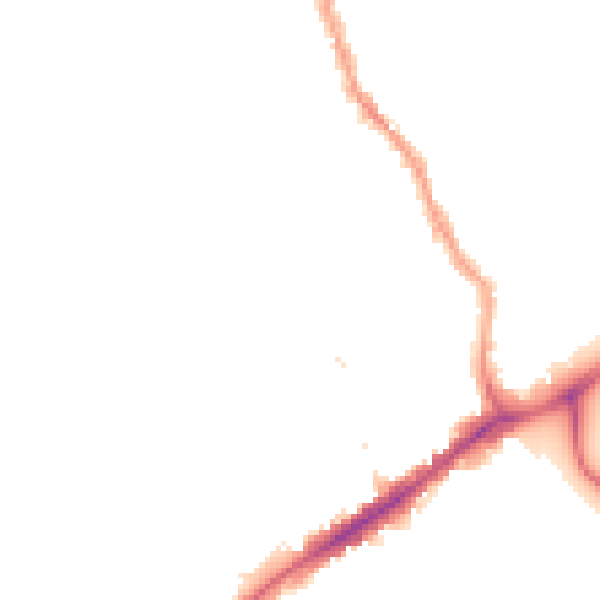Night-time road noise heatmap for E17 9HE