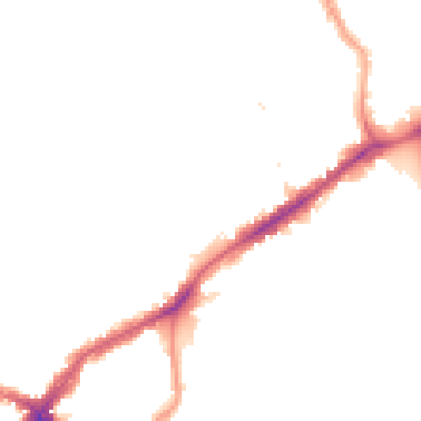 Night-time road noise heatmap for E17 9JD