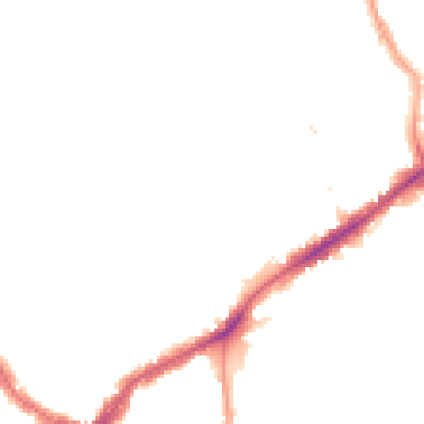 Night-time road noise heatmap for E17 9JH