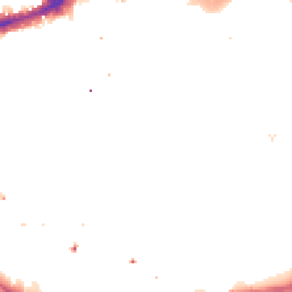 Night-time road noise heatmap for E1W 1PW