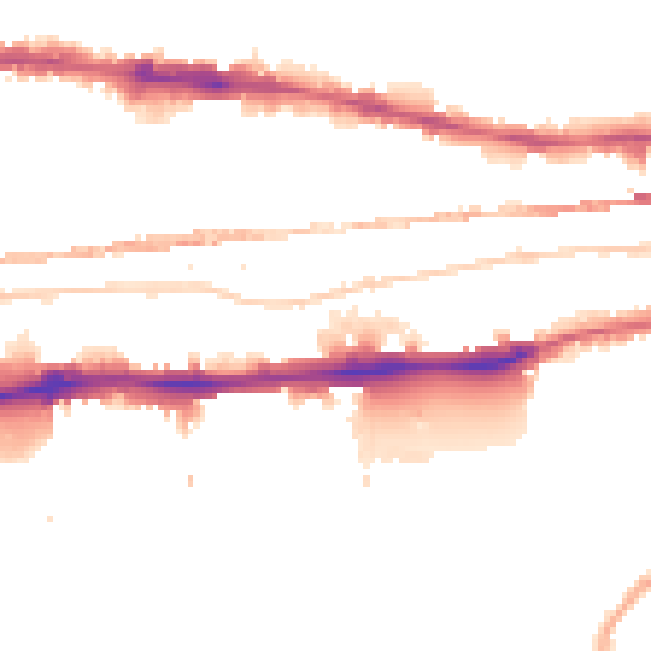 Night-time road noise heatmap for E1W 3DQ
