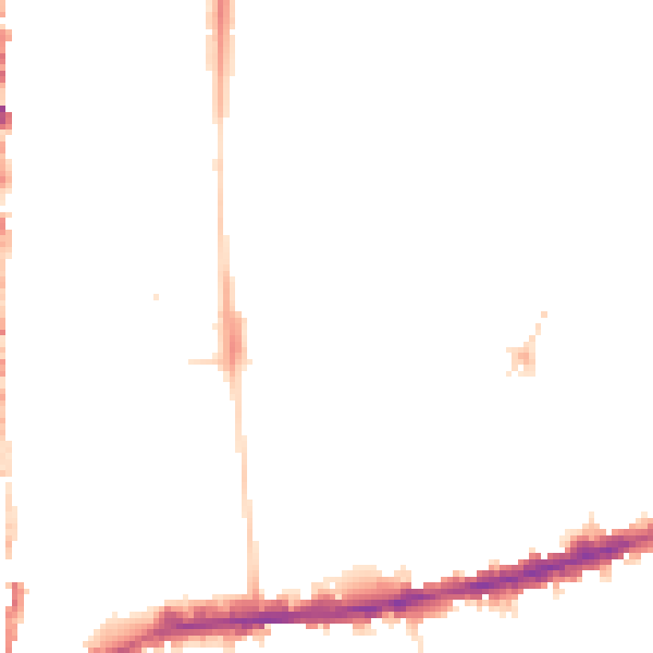 Night-time road noise heatmap for E2 8NE