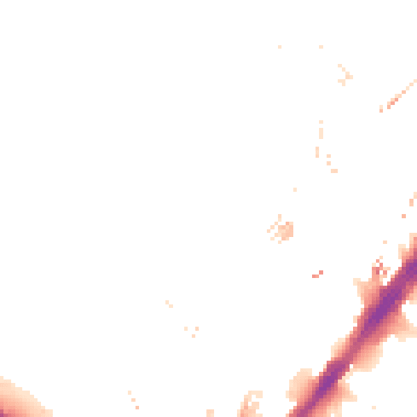 Night-time road noise heatmap for E20 2AE