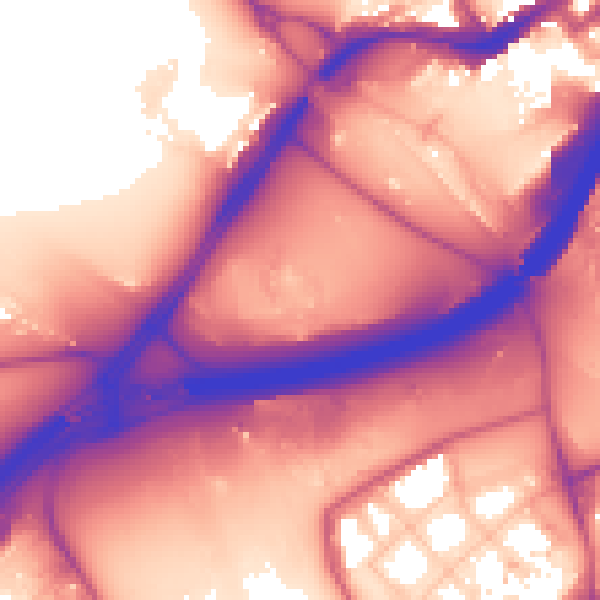Daytime road noise heatmap for E20 3AF