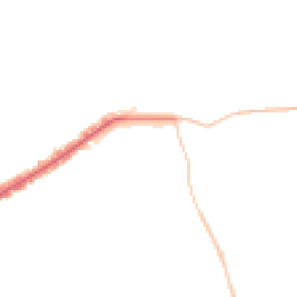 Night-time road noise heatmap for E4 6BX