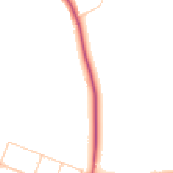 Daytime road noise heatmap for E4 7QJ