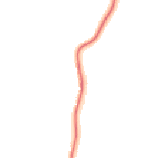 Night-time road noise heatmap for E4 7SB