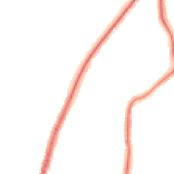 Night-time road noise heatmap for E4 8AN
