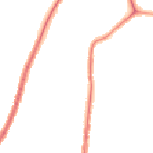 Night-time road noise heatmap for E4 8BH