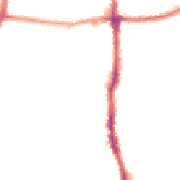 Night-time road noise heatmap for E4 8NH