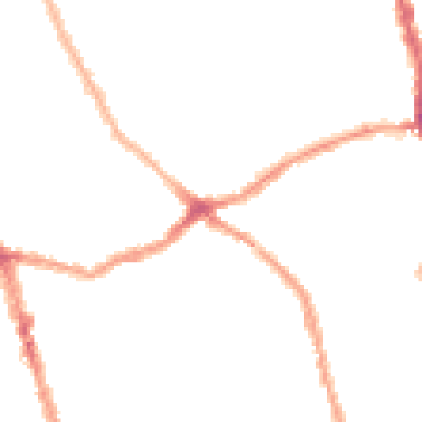 Night-time road noise heatmap for E6 1BF