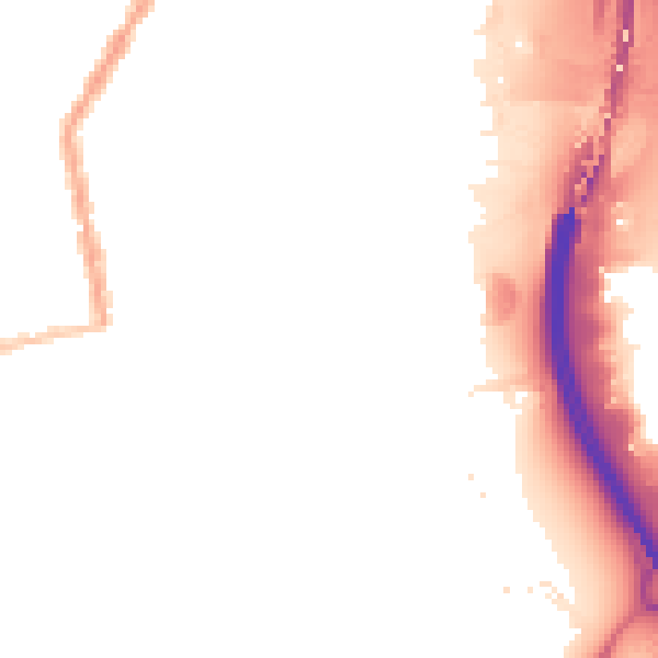 Night-time road noise heatmap for E6 2AP