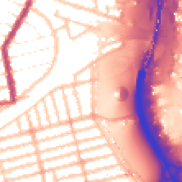 Daytime road noise heatmap for E6 2AR