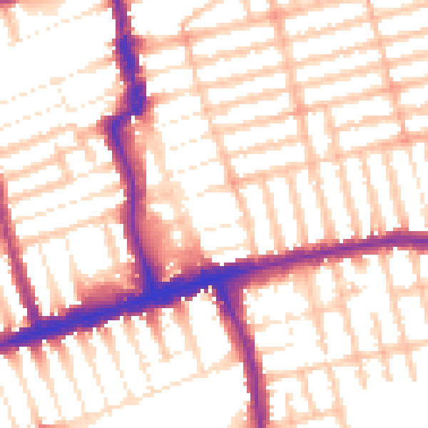 Daytime road noise heatmap for E6 2BF