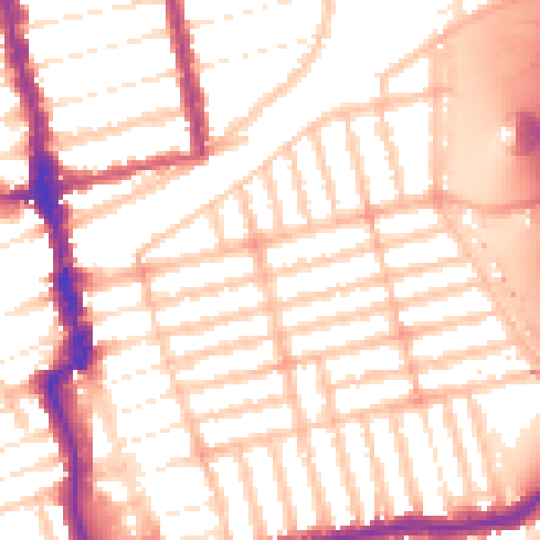 Daytime road noise heatmap for E6 2BT