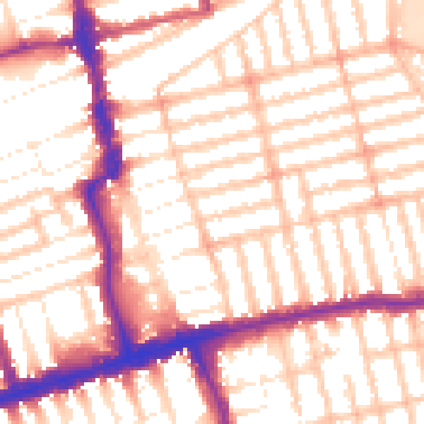 Daytime road noise heatmap for E6 2NA