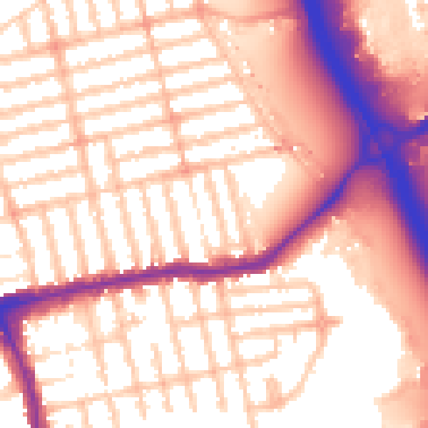 Daytime road noise heatmap for E6 2NS