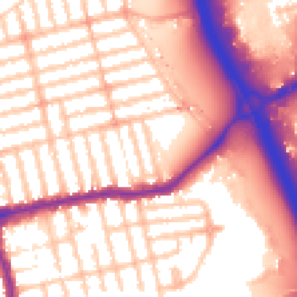 Daytime road noise heatmap for E6 2NX