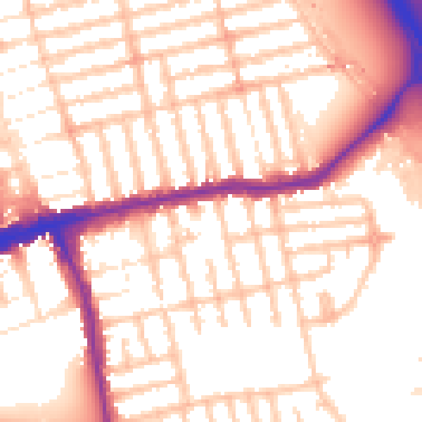 Daytime road noise heatmap for E6 2RS
