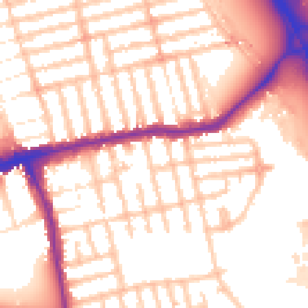 Daytime road noise heatmap for E6 2SE