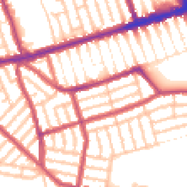 Daytime road noise heatmap for E6 3HZ