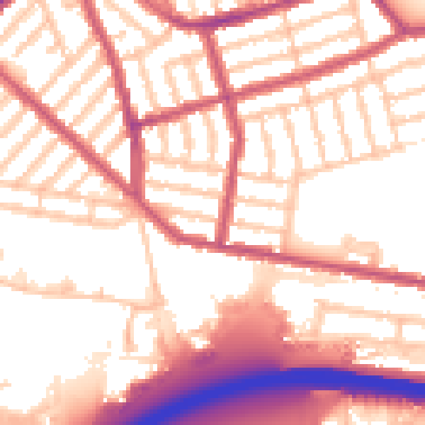 Daytime road noise heatmap for E6 3LF