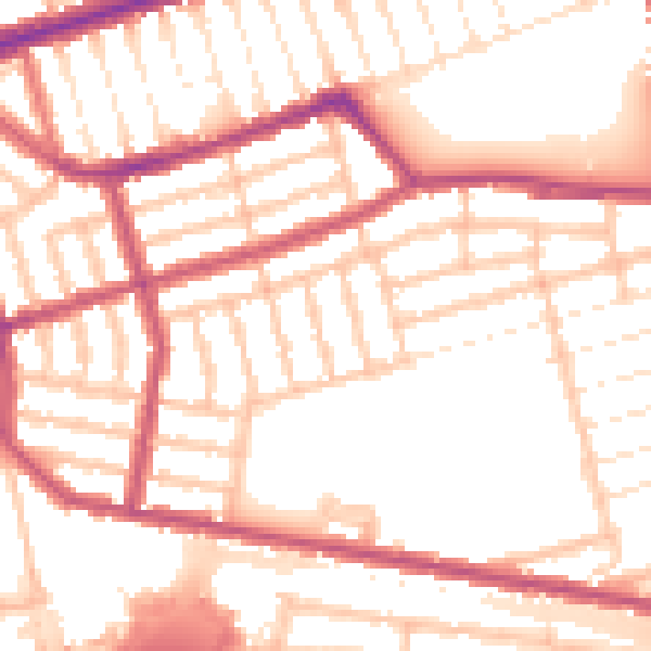 Daytime road noise heatmap for E6 3NH