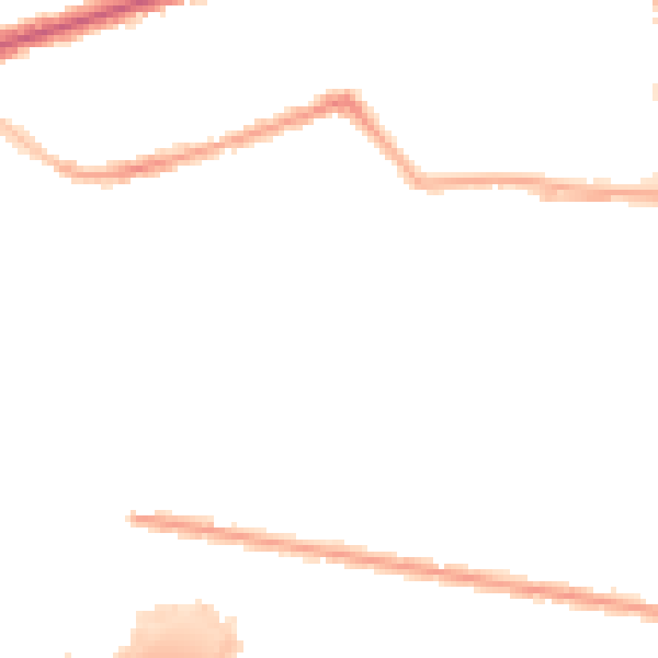 Night-time road noise heatmap for E6 3NH