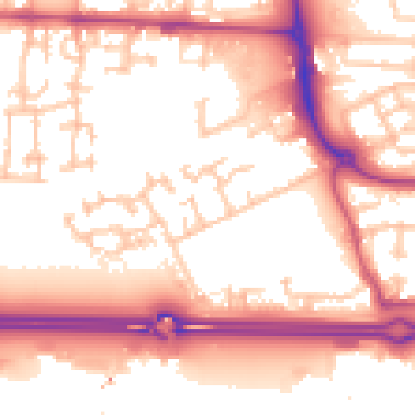 Daytime road noise heatmap for E6 5PX