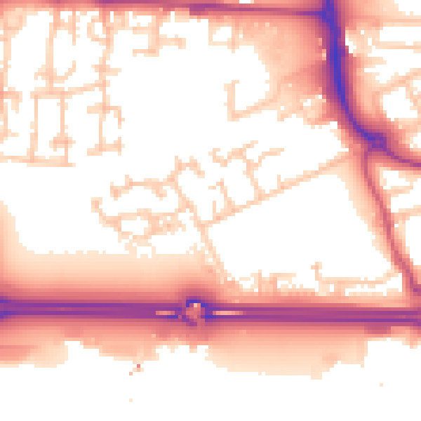 Daytime road noise heatmap for E6 5PY