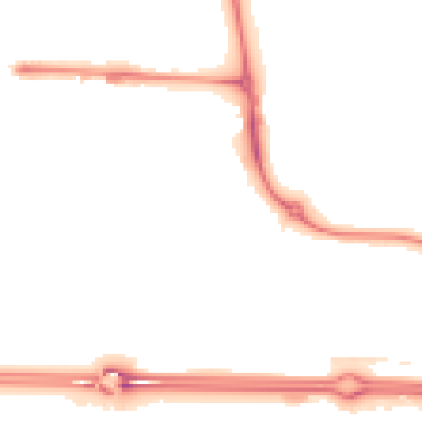 Night-time road noise heatmap for E6 5QE