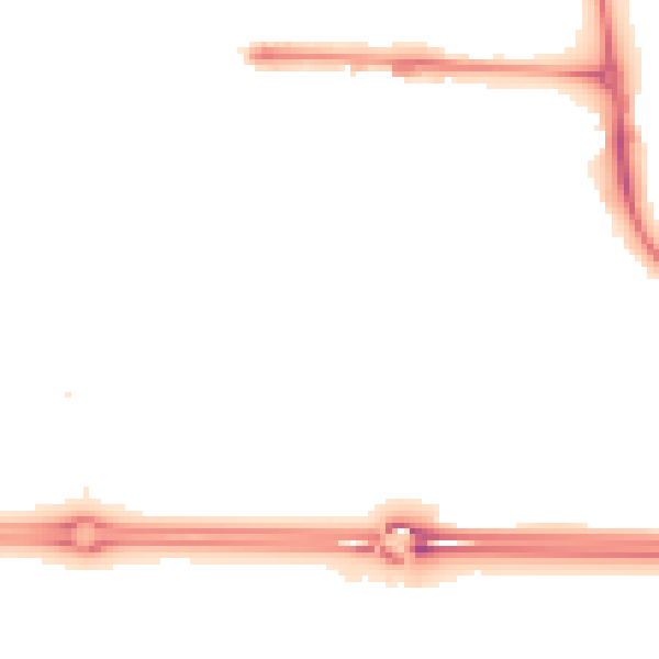 Night-time road noise heatmap for E6 5QP