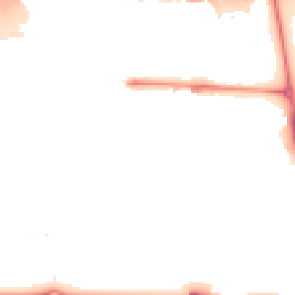 Night-time road noise heatmap for E6 5RP